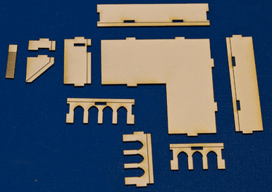 Middle Eastern Building (Matboard) - 285CSS006 (Online Order Only)