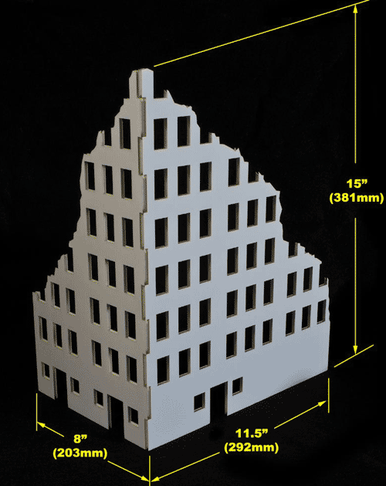 Ruined City Building - 28MMDF002 (Online Order Only)