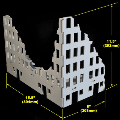 Ruined City Building - 28MMDF003 (Online Order Only)
