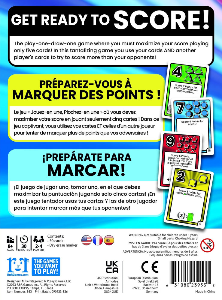 Score Cards (ONLINE ORDER ONLY)