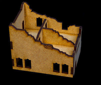 Damaged Building (MDF) - 15MMDF043 (Online Order Only)