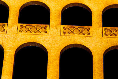 Middle East Two Story Building (MDF) - 15MMDF046 (Online Order Only)