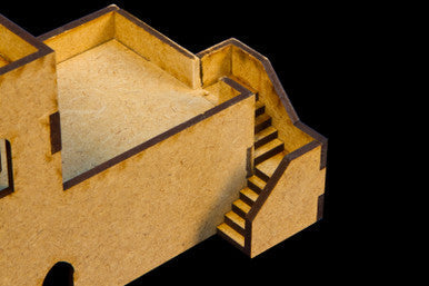 Stairs - 3 Per Kit (MDF) - 15MMDF052 (Online Order Only)