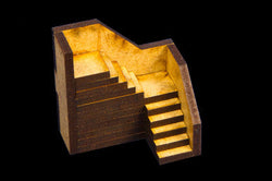 Stairs - 3 Per Kit (MDF) - 15MMDF052 (Online Order Only)