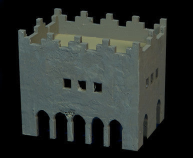Middle East Two Story Building (MDF) - 15MMDF016 (Online Order Only)
