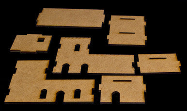 Middle East Two Story Building - 28MMDF026 (Online Order Only)