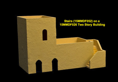 Stairs - 3 Per Kit (MDF) - 15MMDF052 (Online Order Only)