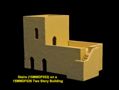 Stairs - 3 Per Kit (MDF) - 15MMDF052 (Online Order Only)