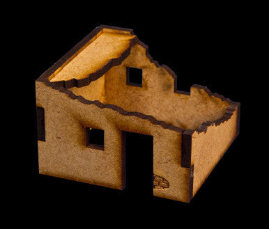 Ruined Afghan Style Hovel (MDF) - 15MMDF070 (Online Order Only)