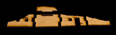Ruined Afghan Style Hovel (MDF) - 15MMDF070 (Online Order Only)