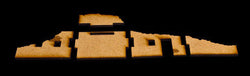 Ruined Afghan Style Hovel (MDF) - 15MMDF070 (Online Order Only)
