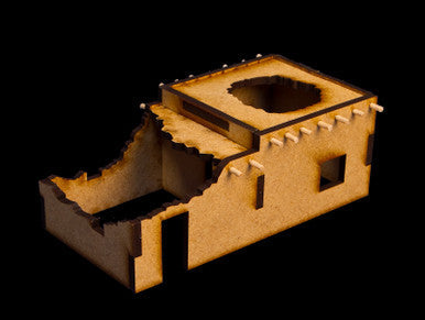 Ruined Afghan Style Hovel (MDF) - 15MMDF073 (Online Order Only)