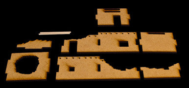 Ruined Afghan Style Hovel (MDF) - 15MMDF073 (Online Order Only)