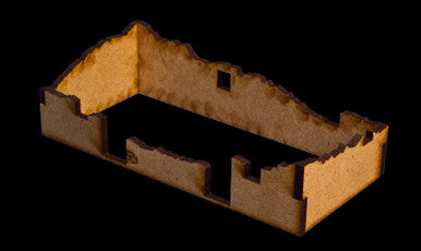 Ruined Afghan Style Hovel (MDF) - 15MMDF075 (Online Order Only)