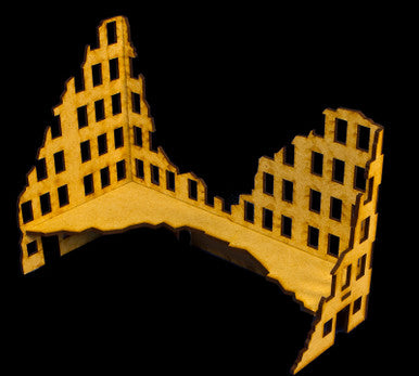 Ruined City Building - 28MMDF003 (Online Order Only)