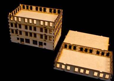 15mm "Stackable" Building, Top Floor (MDF) - 15MMDF103-3 (Online Order Only)