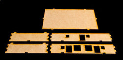 15mm "Stackable" Building, Ground Floor (MDF) - 15MMDF103-1 (Online Order Only)