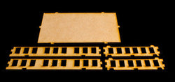 15mm "Stackable" Building, Upper (Middle) Floors (MDF) - 15MMDF103-2 (Online Order Only)