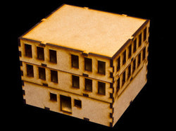 15mm "Stackable" Building, Ground Floor (MDF) - 15MMDF104-1 (Online Order Only)