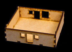 15mm "Stackable" Building, Ground Floor (MDF) - 15MMDF104-1 (Online Order Only)
