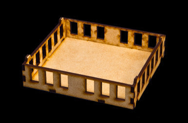 15mm "Stackable" Building, Upper Floors (MDF) - 15MMDF104-2 (Online Order Only)