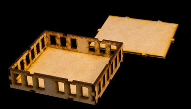 15mm "Stackable" Building, , Top Floor (MDF) - 15MMDF104-3 (Online Order Only)