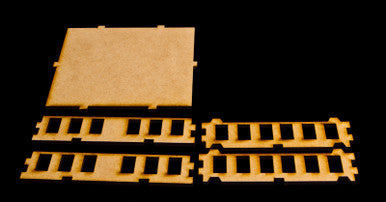 15mm "Stackable" Building, Upper Floors (MDF) - 15MMDF104-2 (Online Order Only)