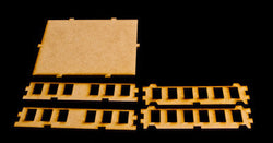 15mm "Stackable" Building, Upper Floors (MDF) - 15MMDF104-2 (Online Order Only)