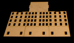 WWII City Building (MDF) - 15MMDF450 (Online Order Only)