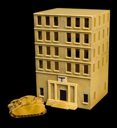 WWII City Building (MDF) - 15MMDF450 (Online Order Only)