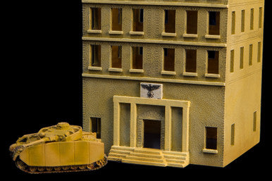WWII City Building (MDF) - 15MMDF450 (Online Order Only)