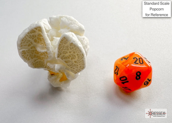 Vortex Orange/black Mini-Polyhedral 7-Die Set (Mini Poly Release 3) (Online Only)