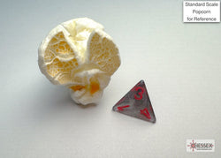 Velvet Black/red Mini-Polyhedral 7-Die Set (Mini Poly Release 3) (Online Only)