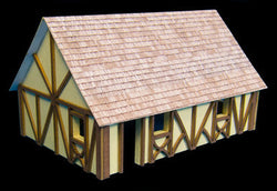 One Story Medium Half Timber House (MDF) - 15MMDF300 (Online Order Only)