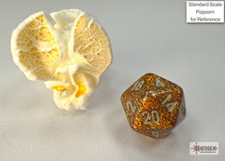 Glitter Gold/silver Mini-Polyhedral 7-Die Set (Mini Poly Release 3) (Online Only)