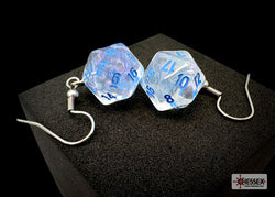 *Preorder* Hook Earrings Borealis® Icicle™ Mini-Poly d20 Pair (Online Only)