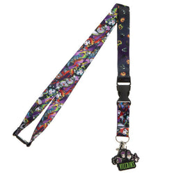 Disney Villains AOP Rubber Charm Lanyard (Online Order Only)