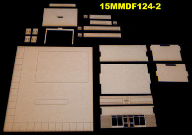 15mm 7-11 Store, Complete Set (MDF) - 15MMDF124-2 (Online Order Only)