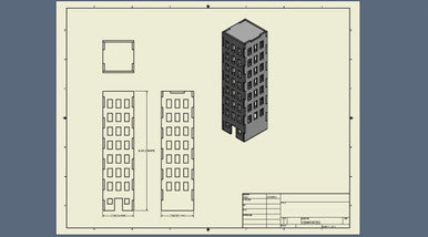 City Building (MDF) - 15MMDF253 (Online Order Only)