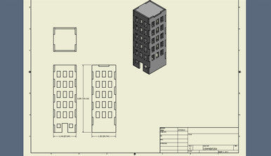 City Building (MDF) - 15MMDF254 (Online Order Only)