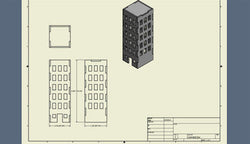 City Building (MDF) - 15MMDF254 (Online Order Only)