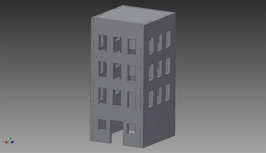City Building (MDF) - 15MMDF255 (Online Order Only)