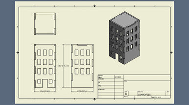 City Building (MDF) - 15MMDF255 (Online Order Only)