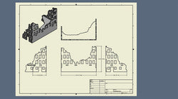 Ruined City Building (MDF) - 15MMDF252 (Online Order Only)