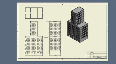 Sky Scraper (MDF) - 15MMDF259 (Online Order Only)