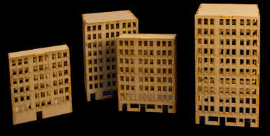 6mm Tall City Buildings (Matboard) - 285CSS031 (Online Order Only)