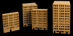 6mm Tall City Buildings (Matboard) - 285CSS031 (Online Order Only)