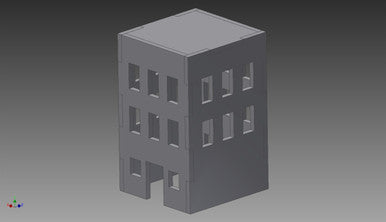 City Building (MDF) - 15MMDF266 (Online Order Only)