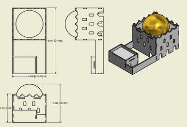 Mosque (MDF) - 15MMDF041 (Online Order Only)