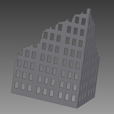 Ruined City Building - 28MMDF001-1 (Online Order Only)